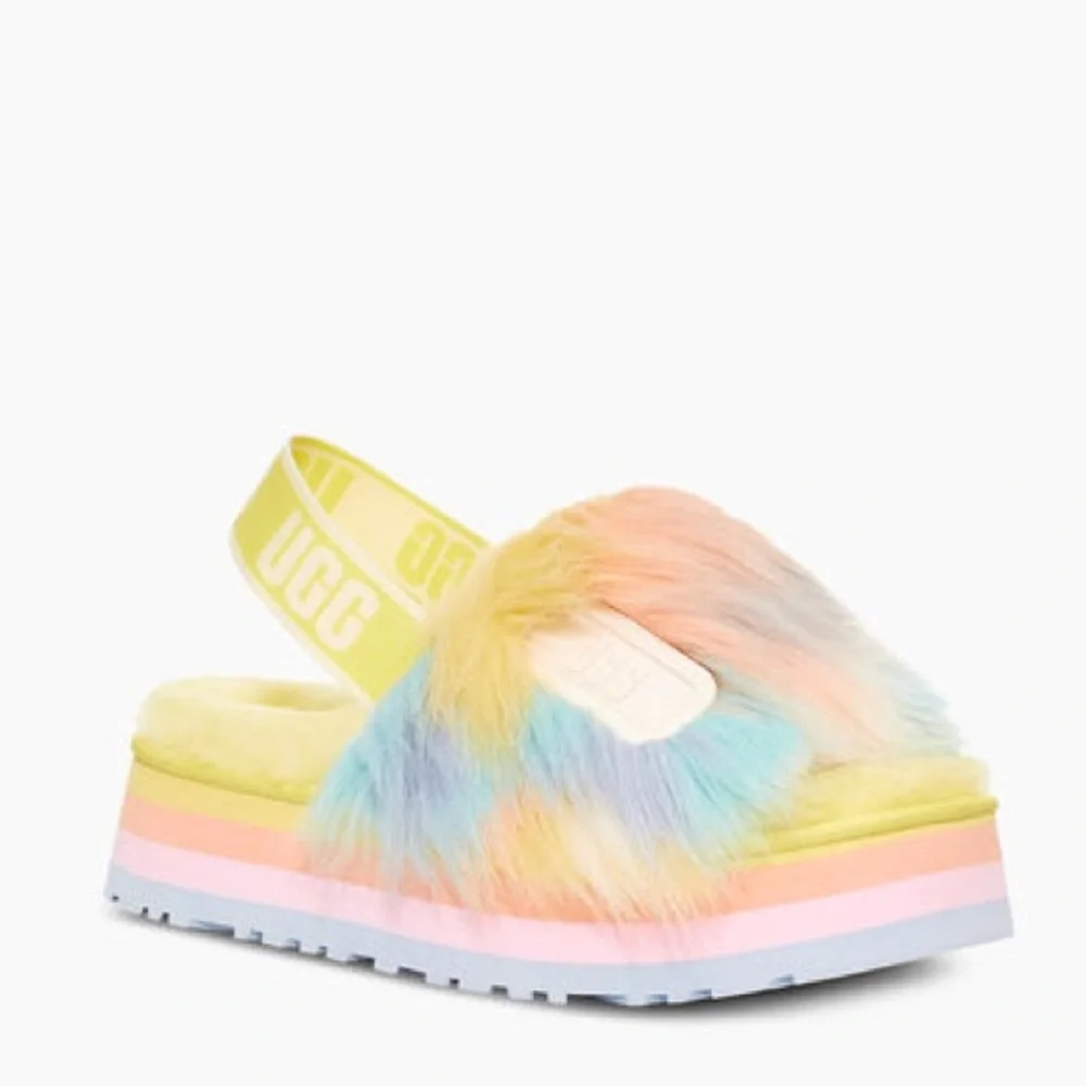 NWOB UGG DISCO TIE DYE SLIDE SLIPPERS - Picture 3 of 7